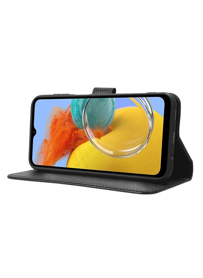 اس-توب جراب لهاتف Samsung Galaxy M34 5G جراب هاتف جلدي بنسيج ماسي - Image 5