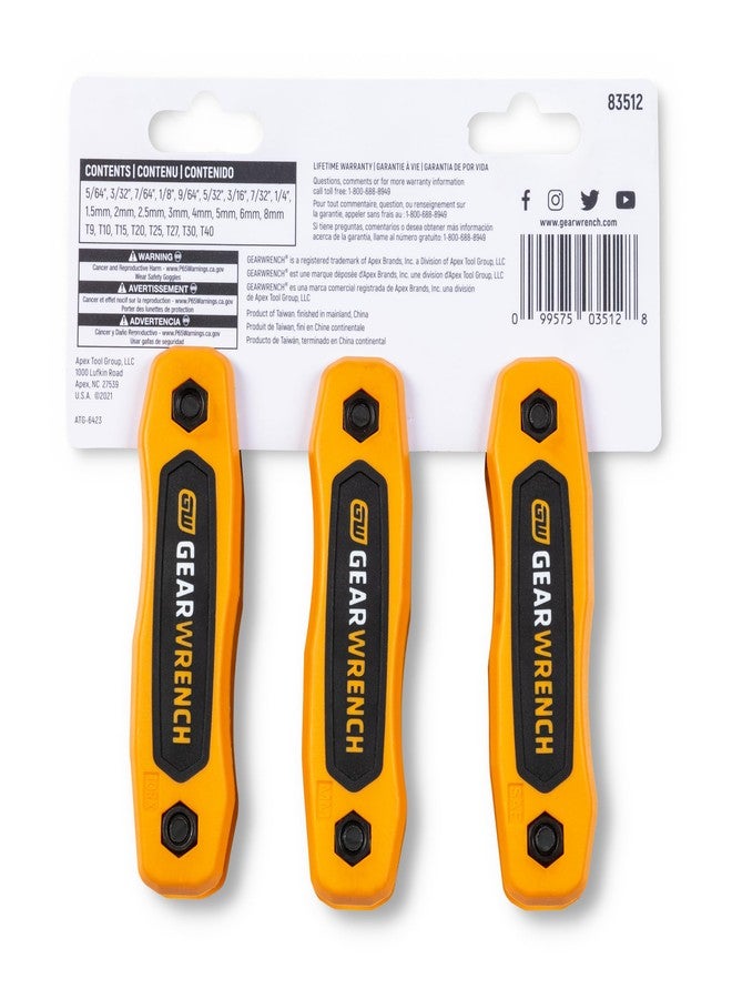GEARWRENCH 25 Piece SAE/Metric/Torx® Folding Hex Key Set - 83512 - Image 5