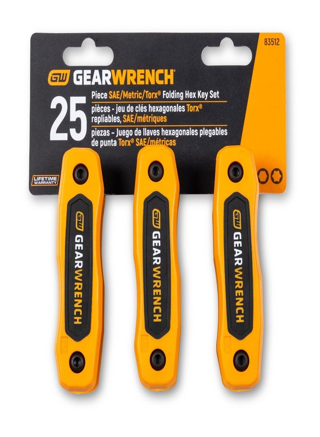 GEARWRENCH 25 Piece SAE/Metric/Torx® Folding Hex Key Set - 83512 - Image 4