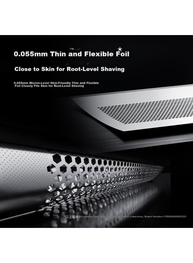 Flyco F005 Electric Shaver Men's Electric Reciprocating Razor Full Body Washable Portable Birthday Gift For Boyfriend Husband Father Starry Gray - Image 2