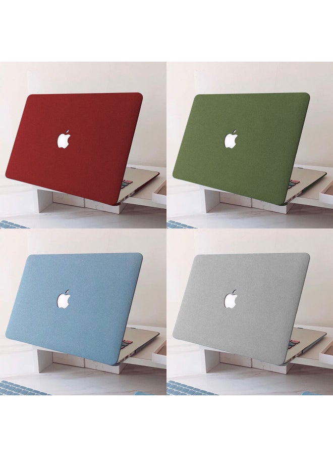 Generic - Protective Case For Macbook Pro Air 13-inch 14-inch Laptop Computer Notebook Shell-Color:Quicksand Sky Blue-Applicable Model:Hollow Out 13.6Air(A2681/A3113) - Image 1