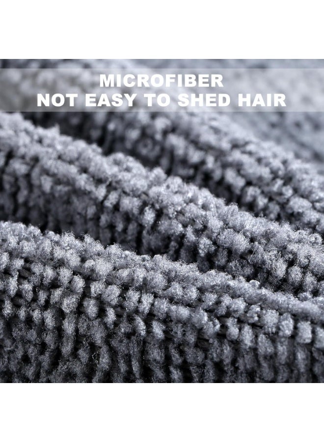 Generic  Microfiber Cleaning Cloths in Dispenser Box – 20PCS Lint-Free, Streak-Free Rags for Kitchen, Glass, Car & Electronics – Highly Absorbent, Reusable & Quick-Dry – Grey - Image 4