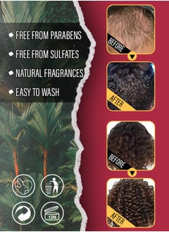 Kanza Natural Batana Oil with Roller for Hair Care Hair Conditioner Oil for Thin Hair Repair Damaged Hair Nourishes Thin Hair Scalp Skin and Loss Hair Growth Fit for All Hair Types Raw Batana Oil 40 ml  - Image 4