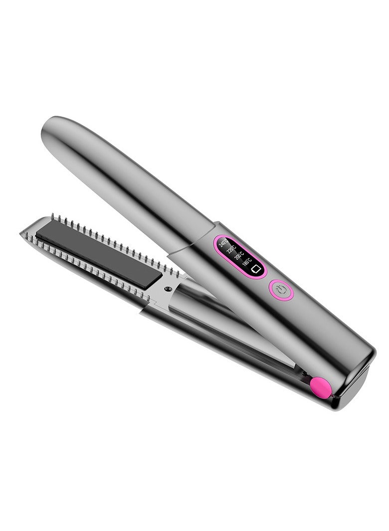 general 2-in-1 Ionic Hair Straightener & Curling Iron – Dual Styling with Ceramic Plates - Image 1