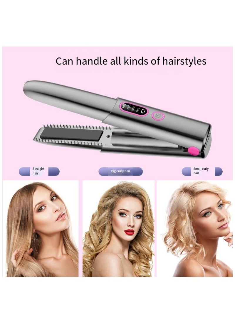 general 2-in-1 Ionic Hair Straightener & Curling Iron – Dual Styling with Ceramic Plates - Image 2