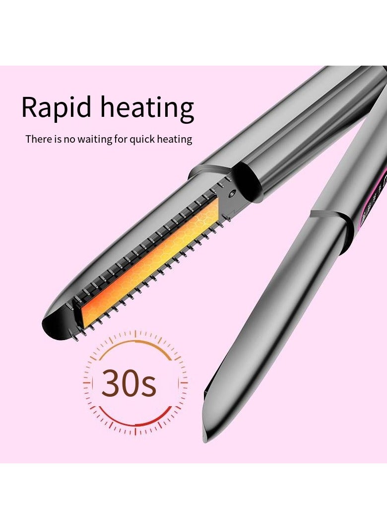 general 2-in-1 Ionic Hair Straightener & Curling Iron – Dual Styling with Ceramic Plates - Image 4