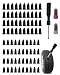BDFHYK 80PCS Tire Plug Kit Tire Plugs for Tubeless Tires Tire Repair Screws Rubber Nails Tire Plugs Screw Type Screw in Tire Plugs for Car Motorcycle - Image 2