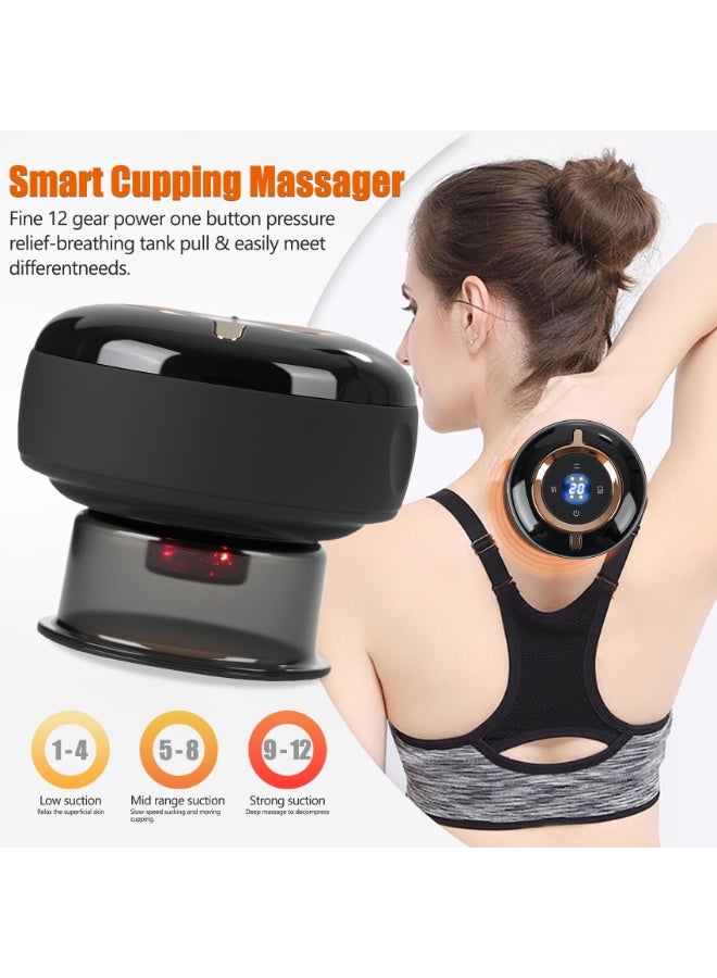 Smart Cupping Therapy Massager Set, 4 in 1 Cupping Kit for Massage Therapy, Portable Electric Cupper for Targeted Pain Relief, Knots, Aches, Muscle Soreness, Circulation & Tighter Skin - Image 2