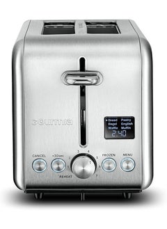 Gourmia Digital Toaster with 5 Toast Functions Including Waffle English Muffin and Pastry 7 Shade Settings Rapid Reheat Mode and Extra Wide Slots  Stainless Steel GDT2445 Brushed Stainless