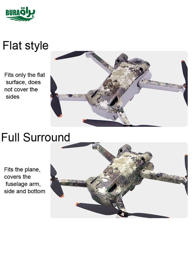 BURAQ - Full Surround Style Waterproof  Sticker For DJI Mini 3 Pro RC-N1 Ordinary Version(Mn3-06) - Image 1