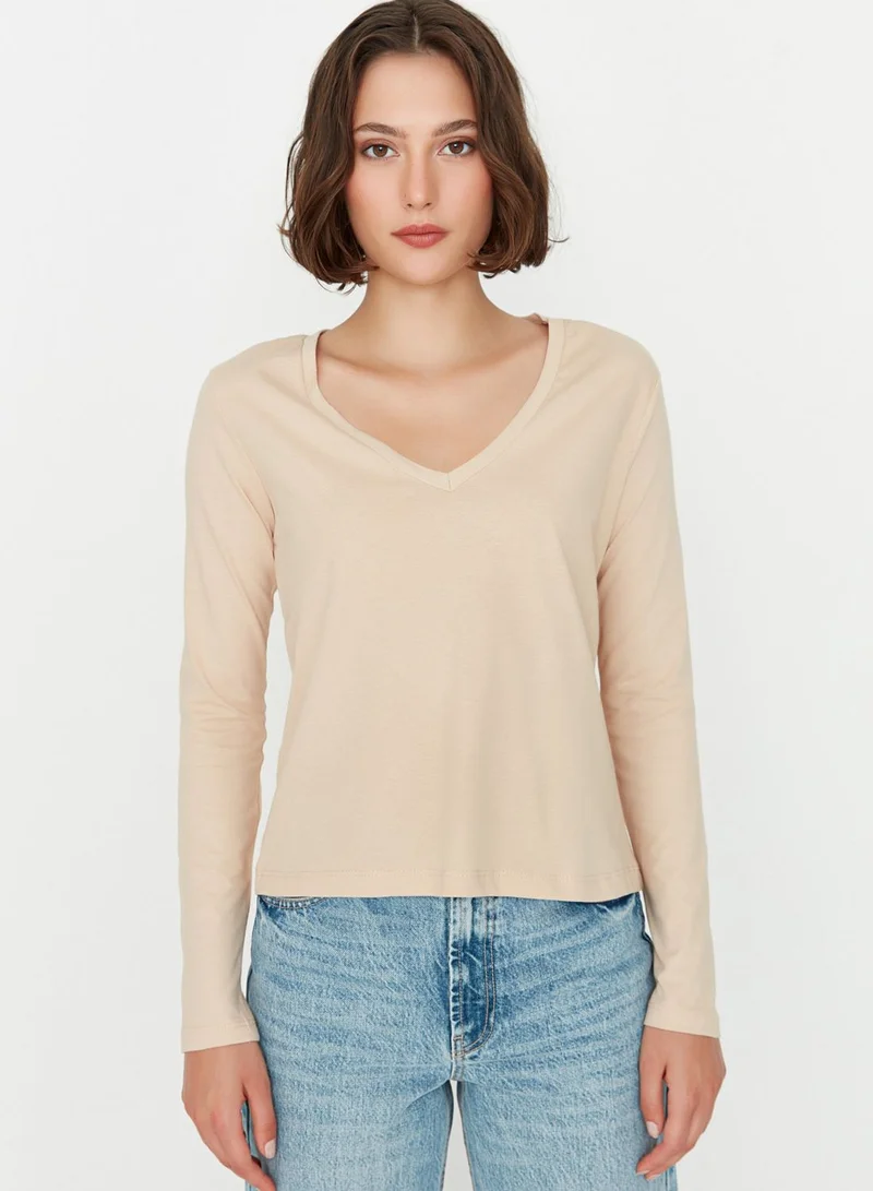 trendyol 2 Pack V-Neck T-Shirt