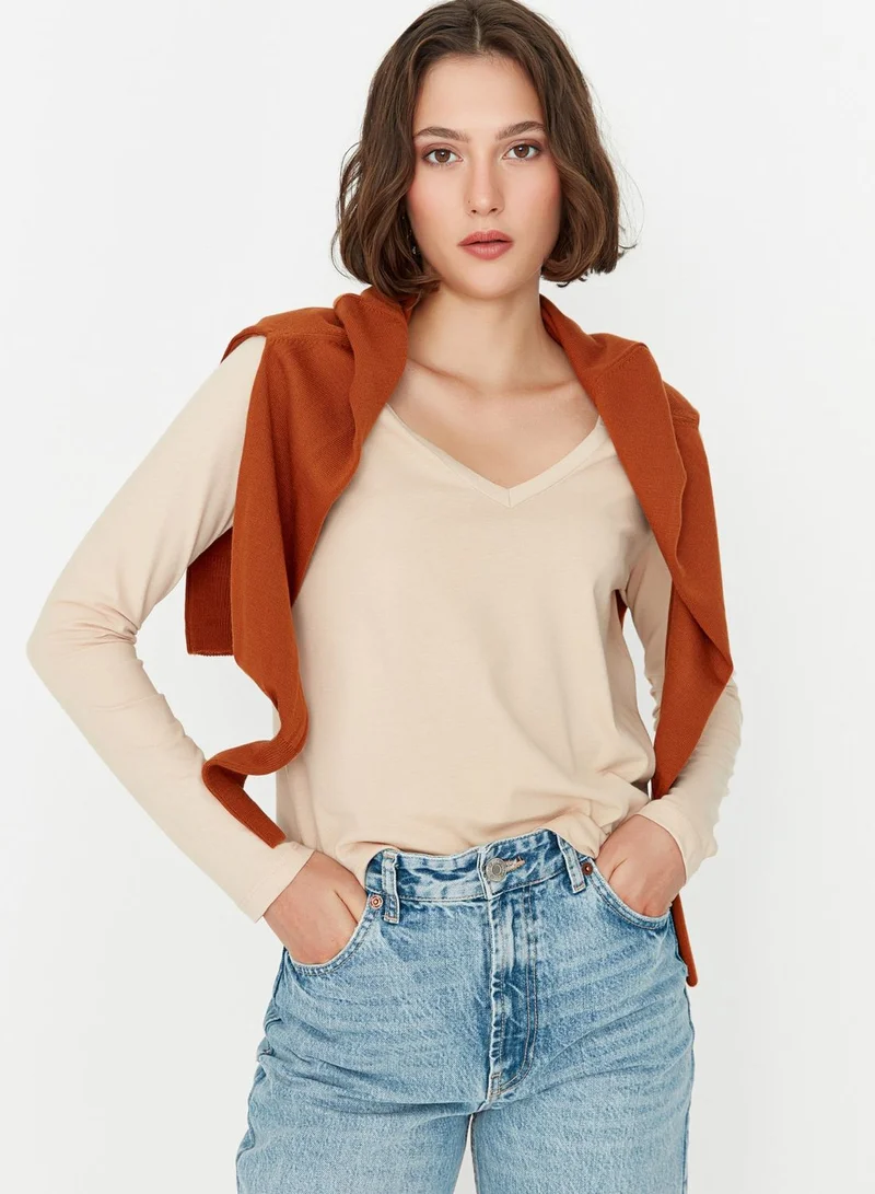 trendyol 2 Pack V-Neck T-Shirt