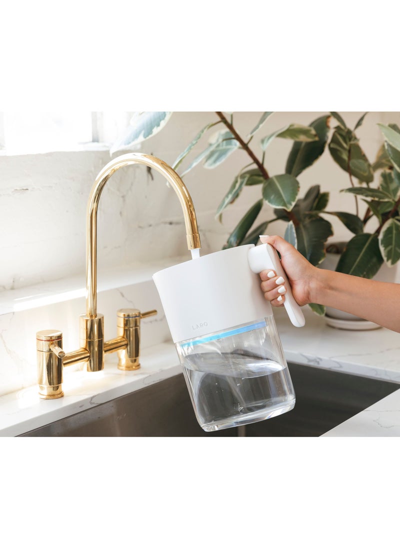 LARQ - Larq pitcher purevis pure white advanced filter 1.9 liter 8 cup - Image 1