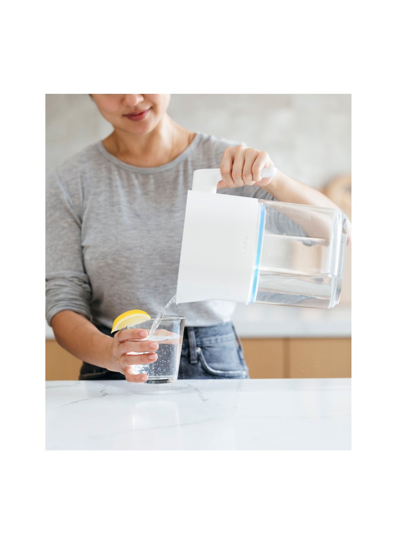 LARQ - Larq pitcher purevis pure white advanced filter 1.9 liter 8 cup - Image 1