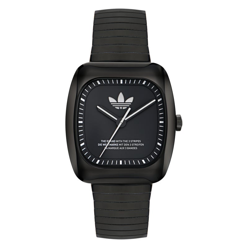 Adidas UW RETRO WAVE ONE BLK CS BLK DL 37MM QTZ BLK BRCT SS24 - Image 1