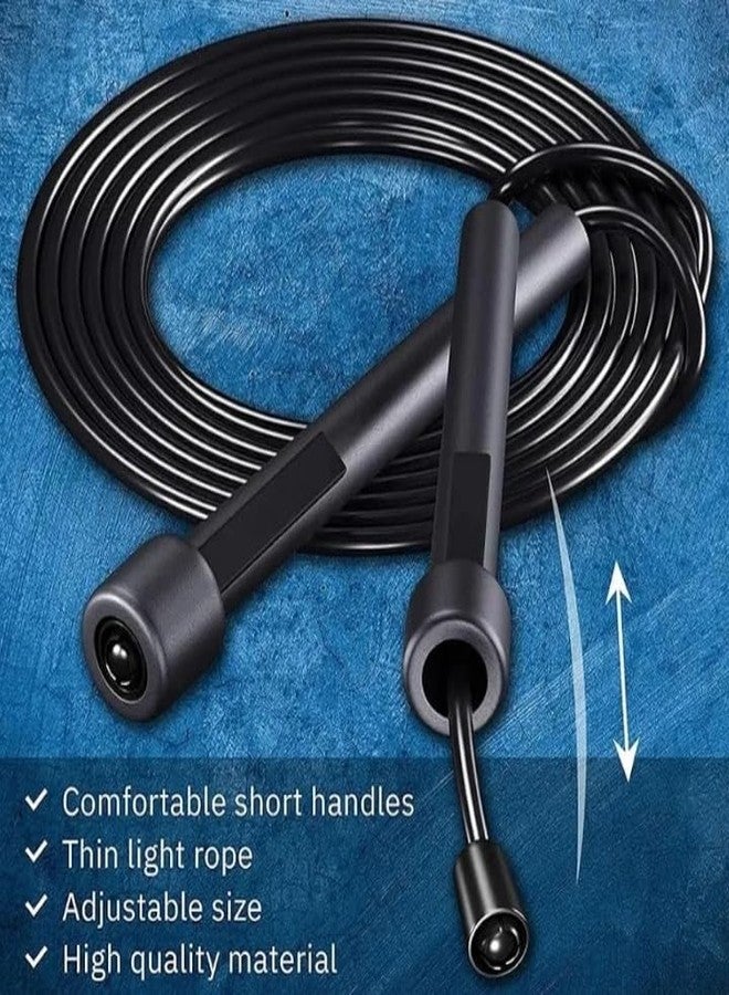ANTINA Skipping Rope for Men and Women Jumping Rope With Adjustable Height Speed Skipping Rope for Exercise, Gym, Sports Fitness Adjustable Jump Rope - Image 2