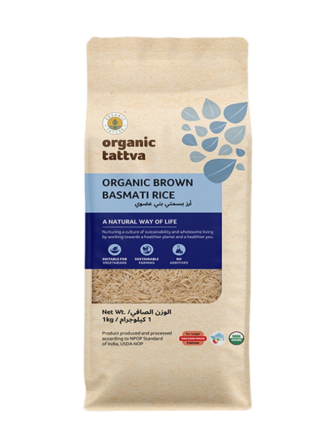Organic Tattva Organic Brown Basmati Rice  - Image 1