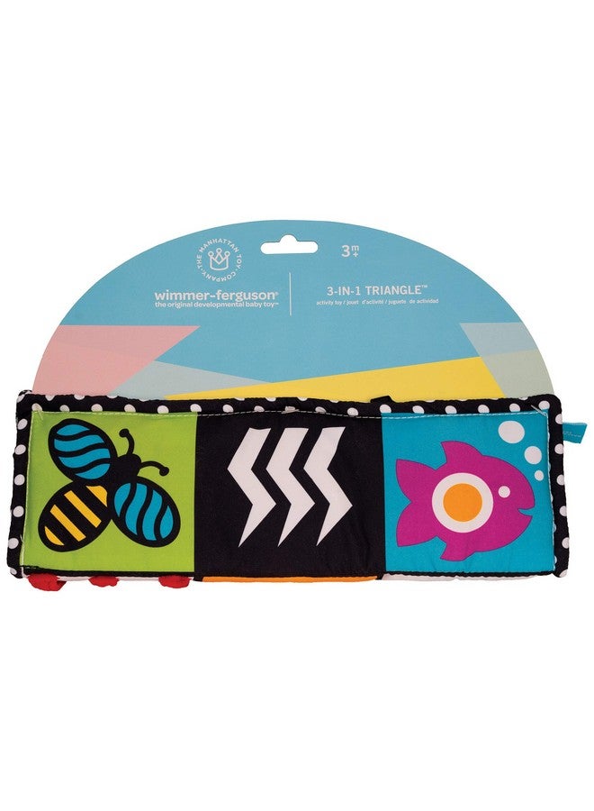 Manhattan Toy Manhattan Toy Wimmer-Ferguson Double Sided 3-in-1 Triangle Play and Pat Activity Mat - Image 3