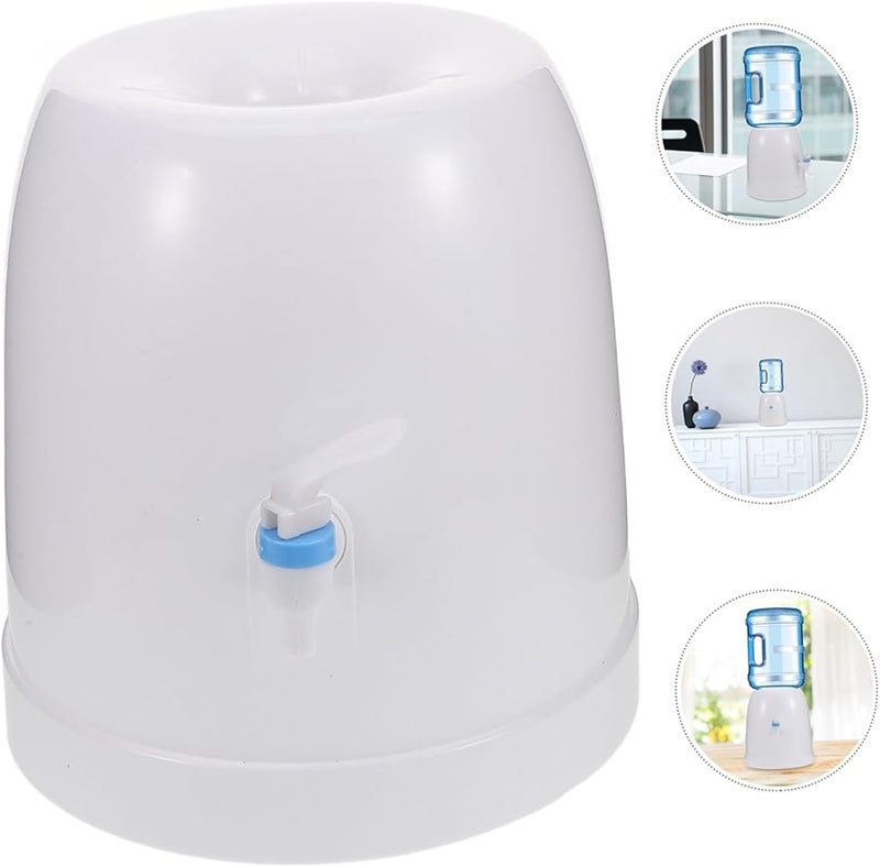 Cabilock Mini Desktop Water Dispenser Holder Sturdy Plastic Space Saving Design For Home Office - Image 4
