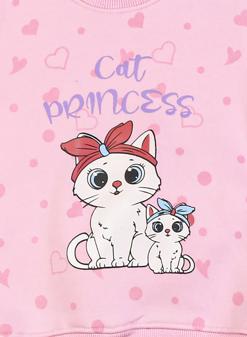 زيركون بيجامة شتوي بناتي - 2242 - Image 2