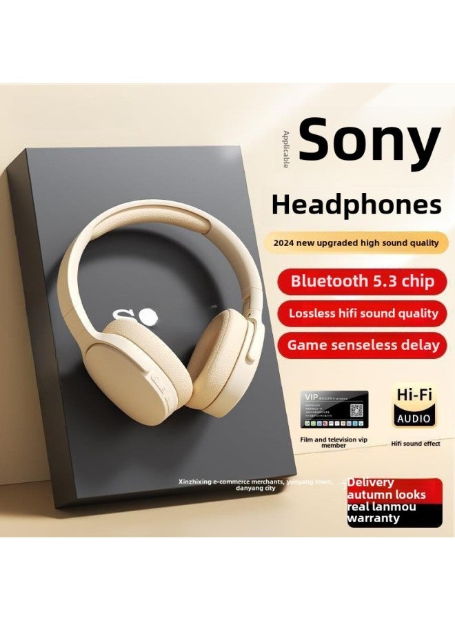 Headset Bluetooth Headset Sony Game Sports Esports Wireless Noise Reduction For Long Endurance-Color:【】2023 Arrival Headphones List  - Image 1