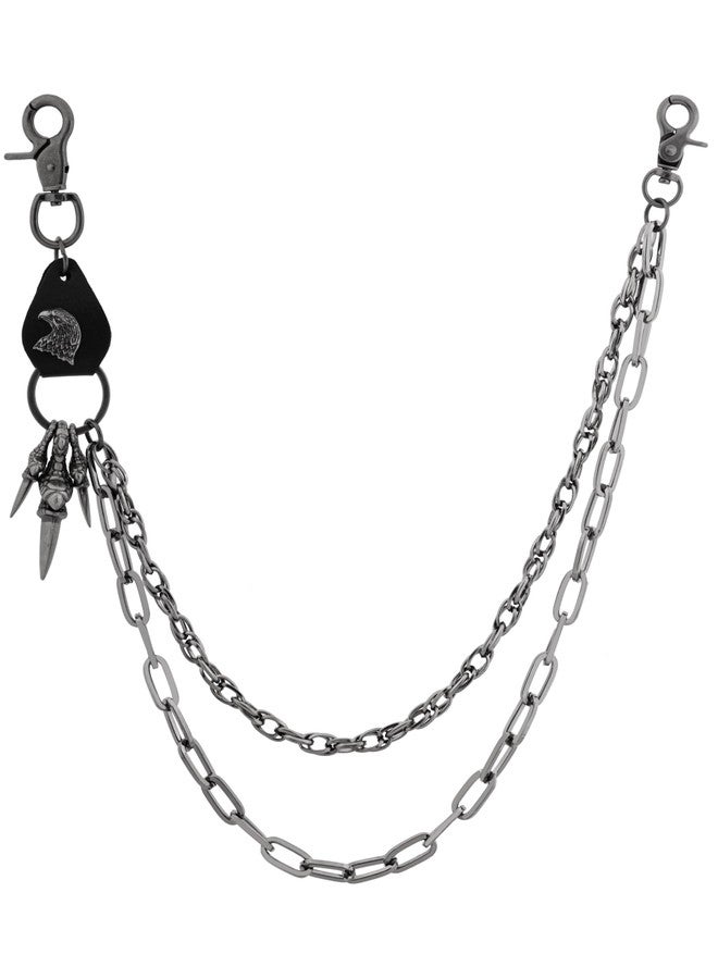 HAQUIL Punk Gothic Raven Claw Jeans Chain Hip Hop Punk Jeans Chain Biker Motorcycle Jewelry - Image 1