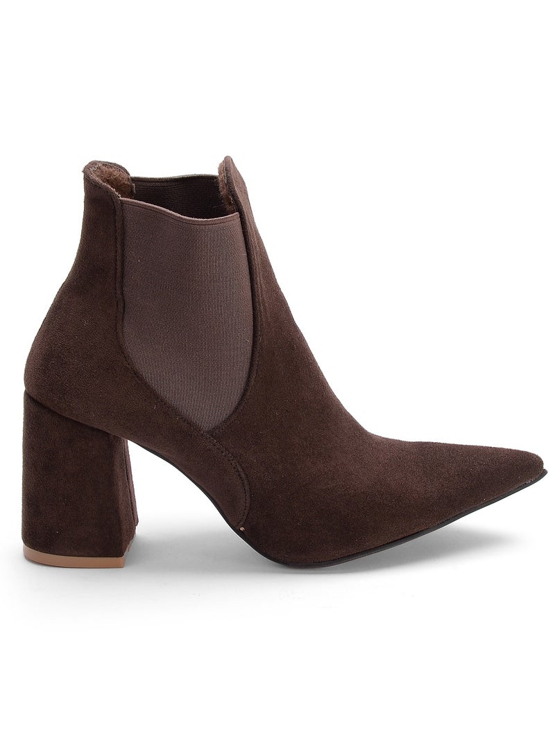 Vbranda Suede Boot High-Quality R-503-BROWN - Image 1