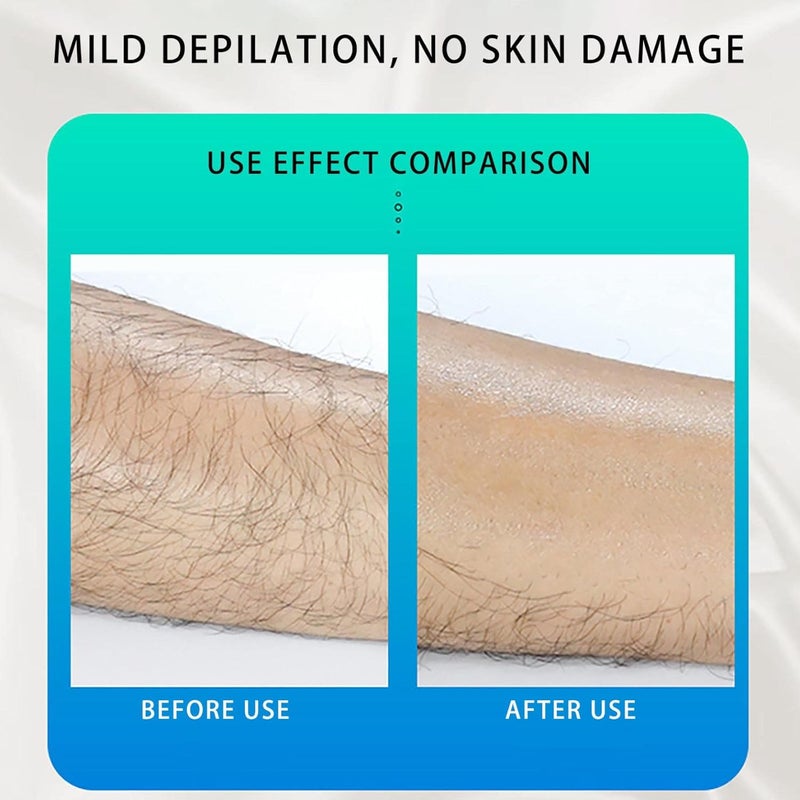 woobles 2022 New Bleame Crystal Hair Eraser Stone, Painless Exfoliation Hair Removal Tool, for Arms Legs Back, Crystal Hair Eraser & Skin Exfoliator Tool, Apply to Any Part of The Body (Dark Blue) Dark Blue - Image 5