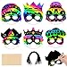 AUGSUN 30PCS CraftsColorful Rainbow Scratch Mask DIY Magic Scratch Off Cards Activity Project Purim - Image 2