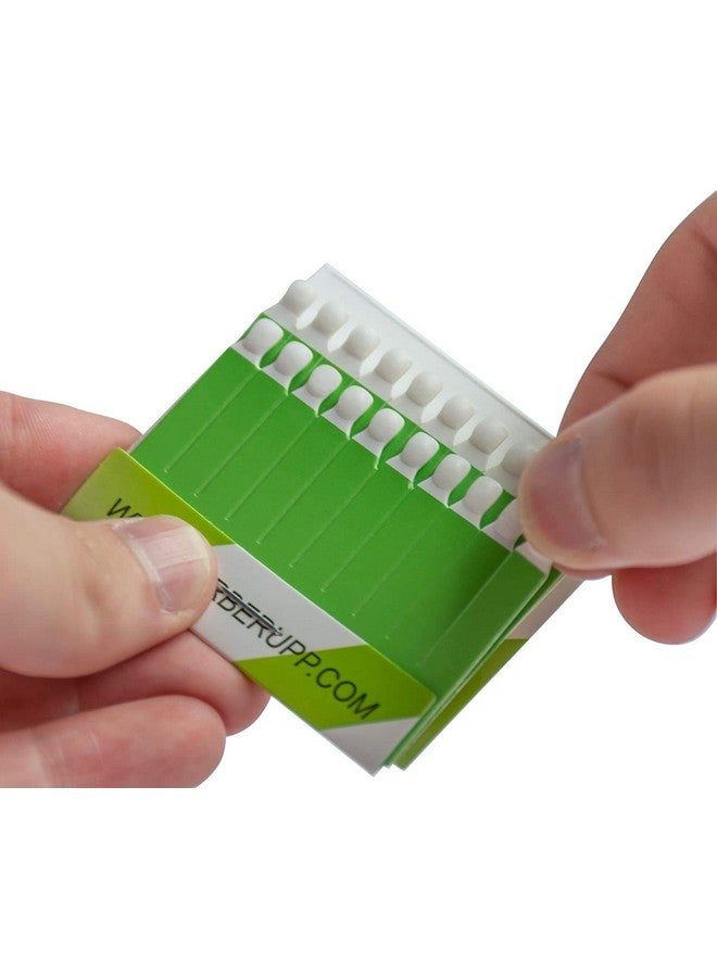 باربيروب مجموعة أقلام Green Stix + Styptic - إكسسوارات كبريتات الألومنيوم المضادة للنزيف لجروح الحلاقة وجروح الشفرة والقرحة الفموية - تمنع النزيف وتوقفه بسرعة - للرجال والنساء، 3 أقلام و20 عصا - Image 3