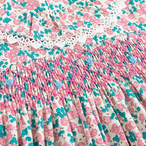 Simplee kids Baby Pink Dress Toddler Ruffled Dress Little Toddler Girls Casual Dress Playwear Sundress for Spring Summer 3T - Image 4