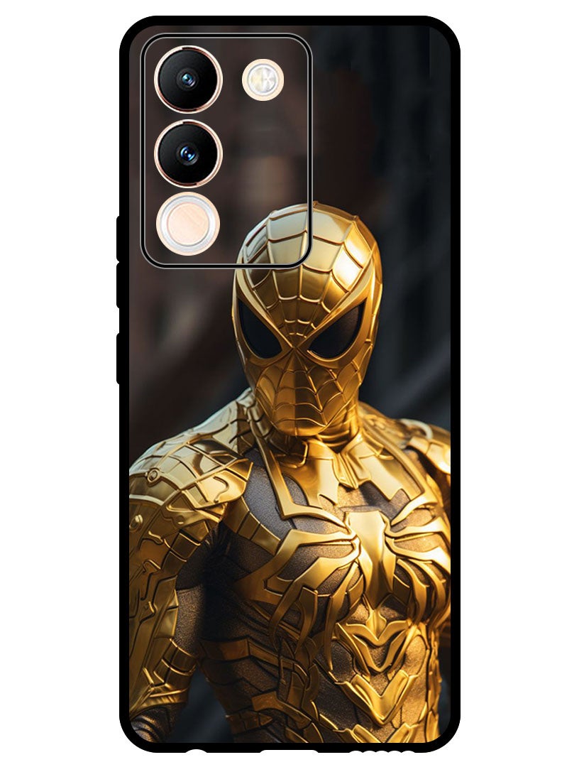 Theodor Protective Case Anti Scratch Shock Proof Bumper Cover For Vivo Y200 Spider Man Golden - Image 1
