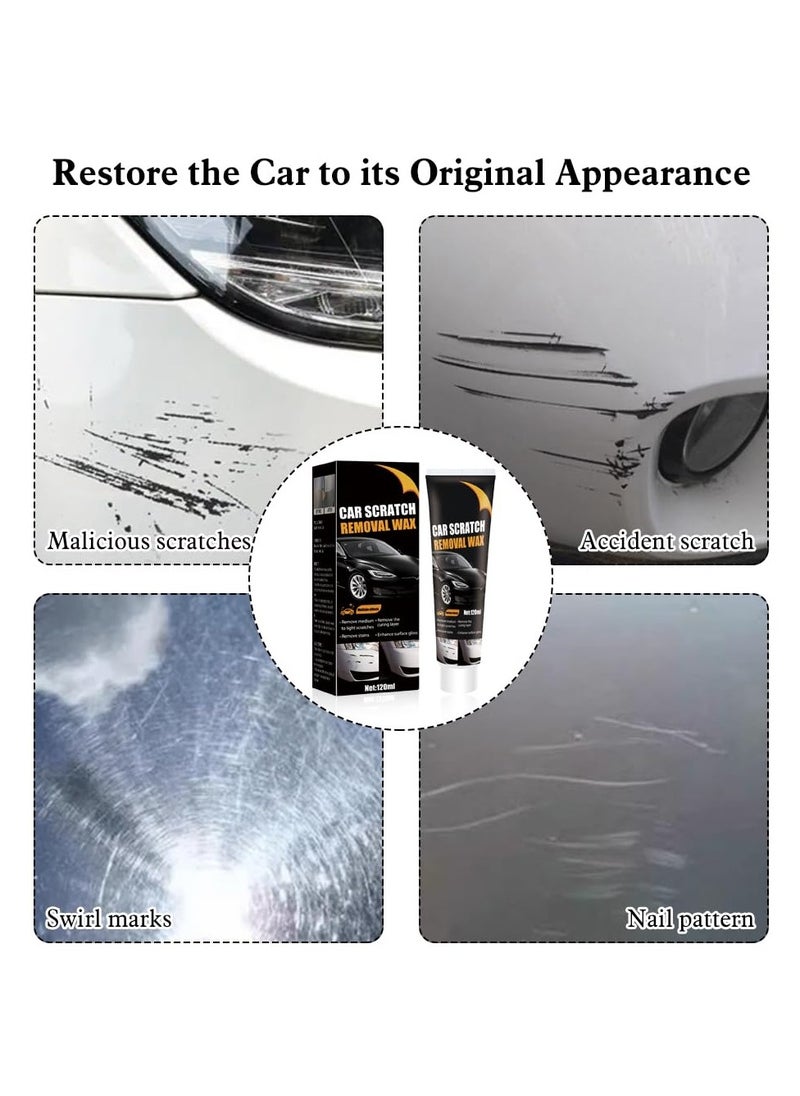 DubaiGallery Car Scratch Repair Paste 2024 New Upgrade Car Scratch Remover Car Scratch Repair Paste Polishing Wax Premium Scratch Remover Kit with Wipe & Sponge for Vehicles Polishing & Deep Scratches  - Image 4