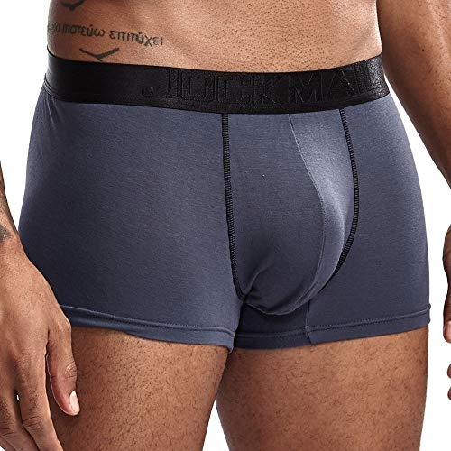 JOCKMAIL Men Underwear Boxer Shorts Modal Men Underwear Health Care Trunks Boxer Briefs Darkgray - Image 5