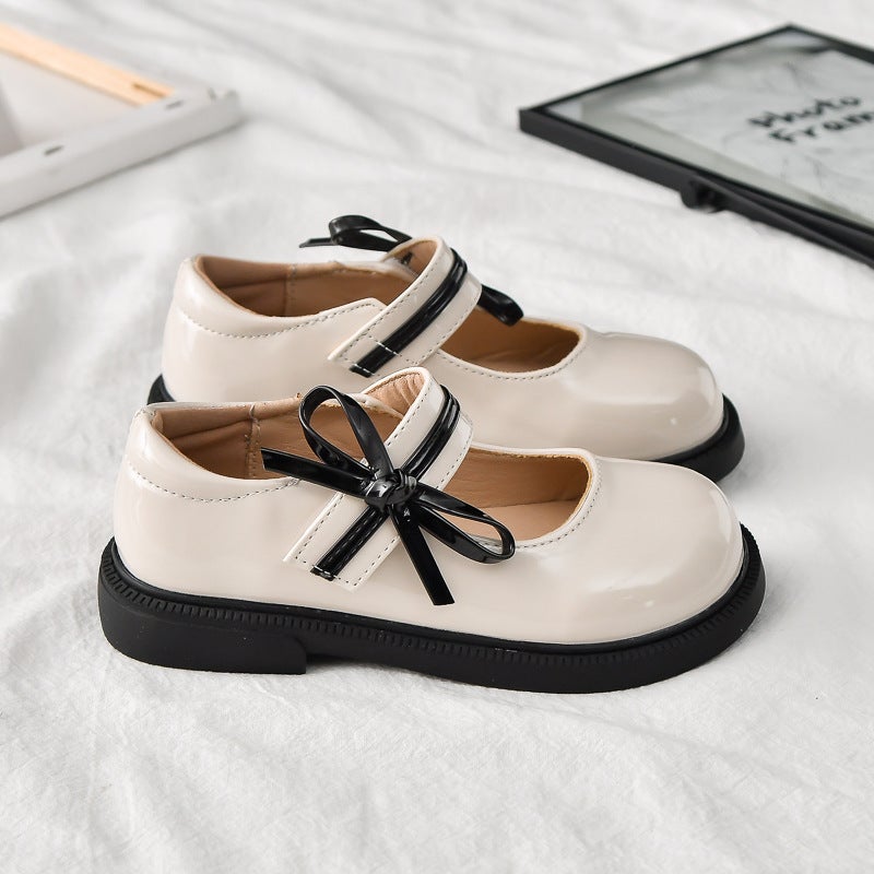 Girls'' Leather Shoes 2026 Spring and Autumn Kids Little Girl Shoes Stylish In-Stock Princess Shoes Soft Sole Medium and Large Children''s Leather Shoes - Image 4