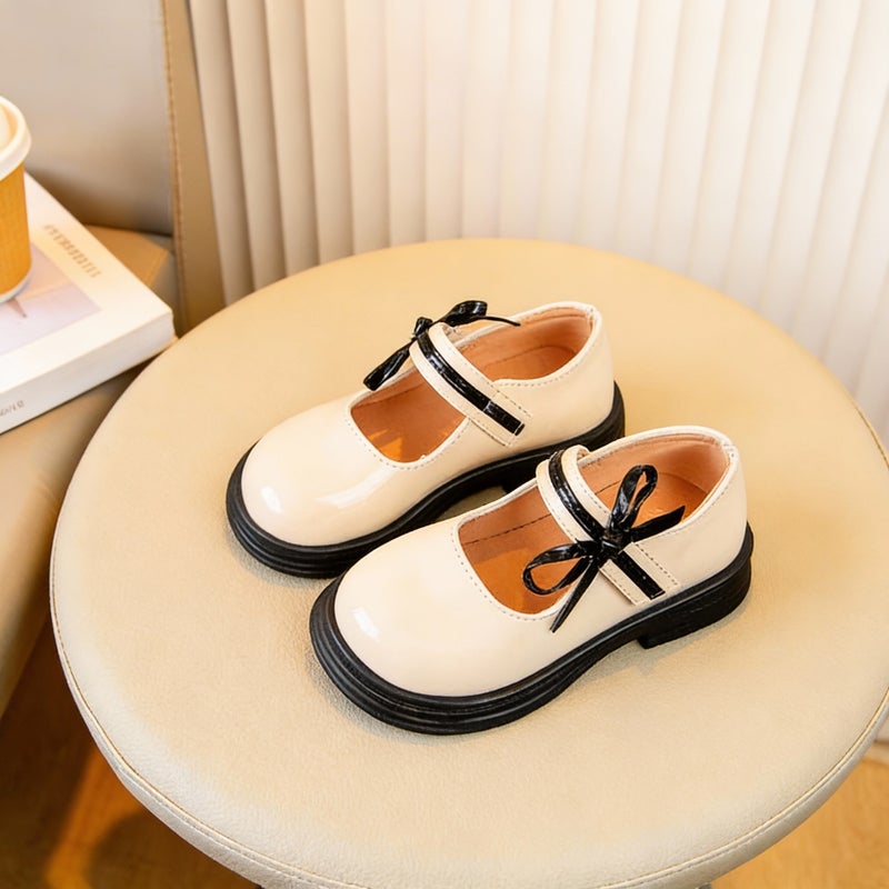 Girls'' Leather Shoes 2026 Spring and Autumn Kids Little Girl Shoes Stylish In-Stock Princess Shoes Soft Sole Medium and Large Children''s Leather Shoes - Image 2