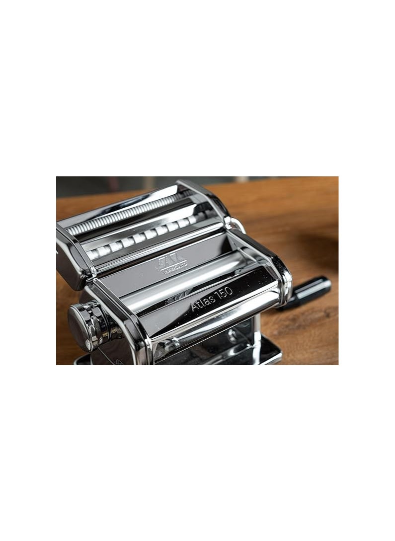 Atlasware Marcato Classic Atlas 150 Chrome Steel Homemade Pasta Machine  - Image 4