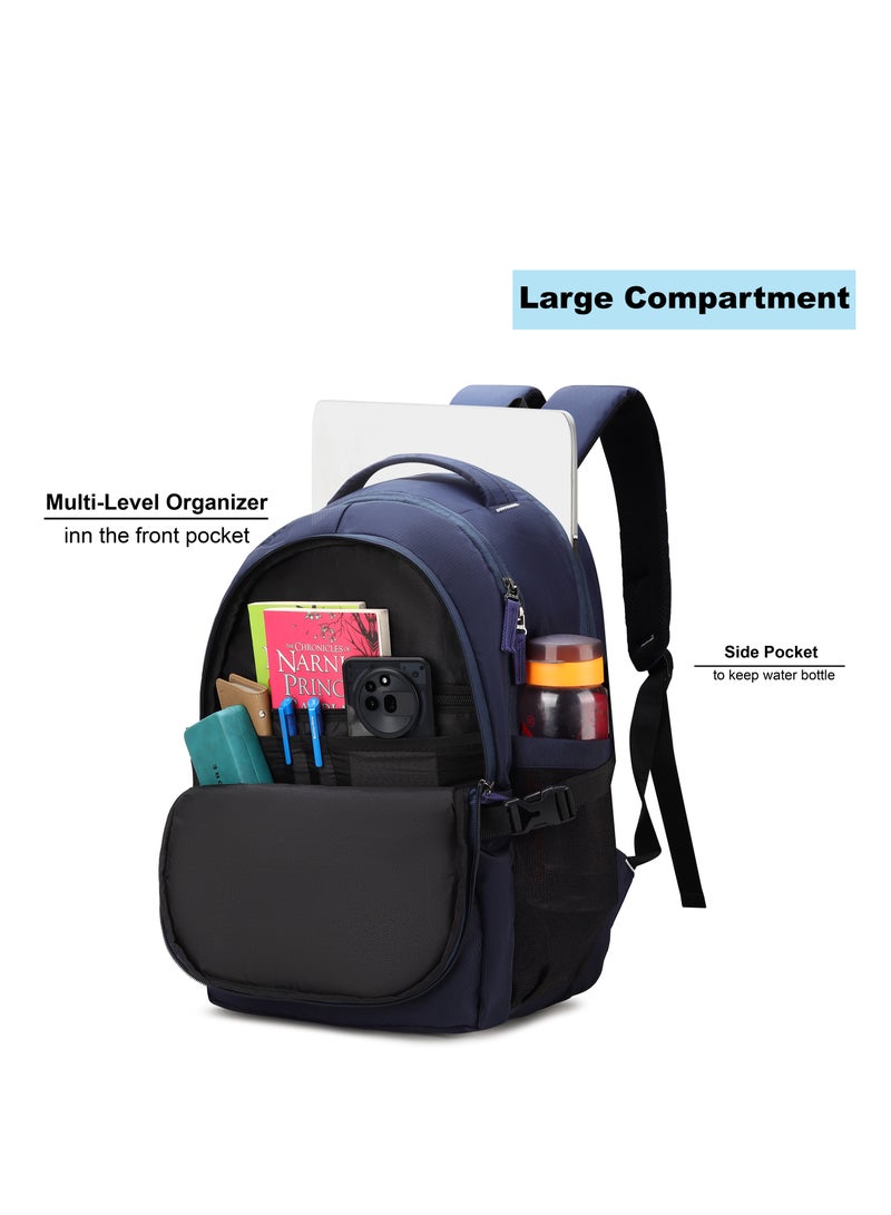 Pogago Travel Backpack, Water Resistant, 15.6" Laptop, Multiple Pockets Laptop, Travel Backpack, Business Backpacks for Women Men Work College Gift,Casual Daypack - Image 4