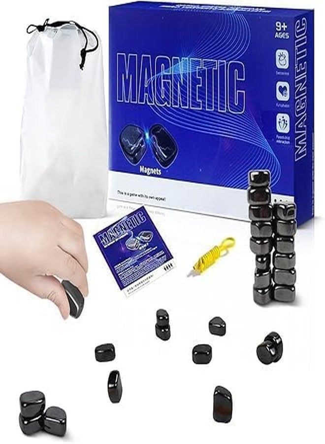 rytopt Magnetic Chess Game, Multiplayer Battle Magnet Board Games, 2025 Family Games for Adults, Valentines Day Gifts, Tabletop Magnetic Strategy Game, Portable Magnetic Chess Set with Storage Bag - Image 1