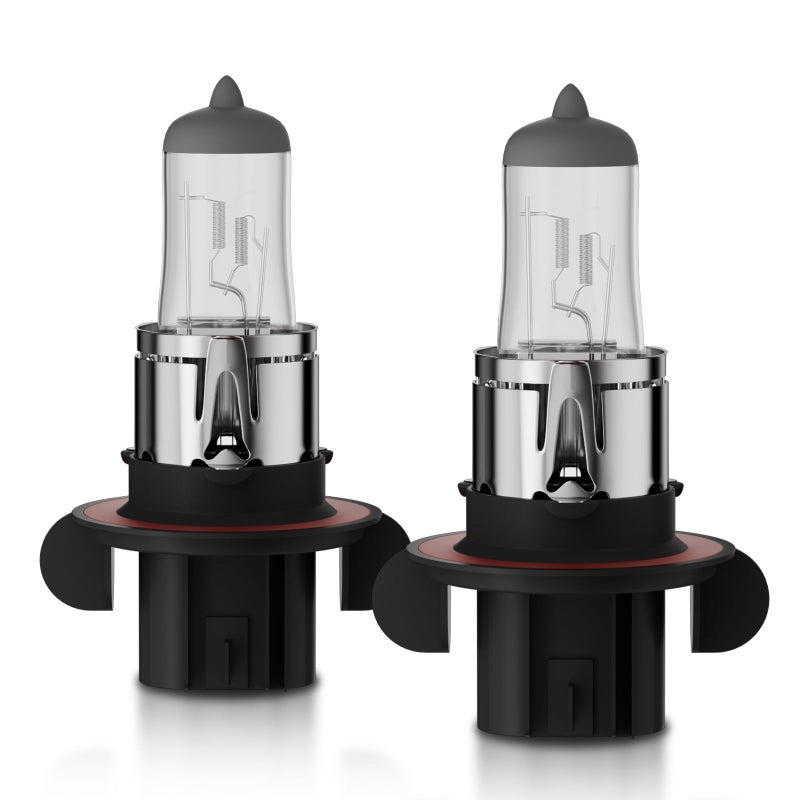 OKOENIEO 9008/H13 Halogen Car Headlight Bulbs, High and Low Beam, 3800K, 4000 Lumens,Automotive Headlight Bulbs,Low Beam Lights,High Beam, H13 Car Light Bulb, Pack of 2 - Image 1
