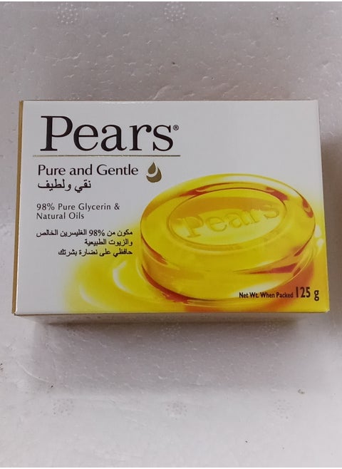 4 pieces of pure and gentle soap with natural oils, 4 x 125g