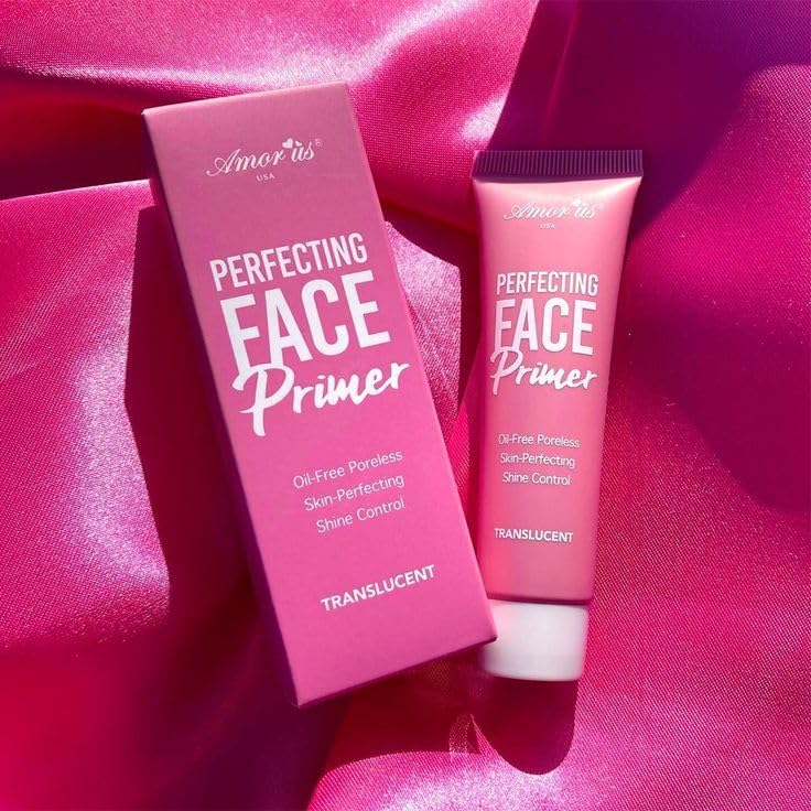 Amorus Perfecting Face Primer (1.1 oz, Pink) - Image 1