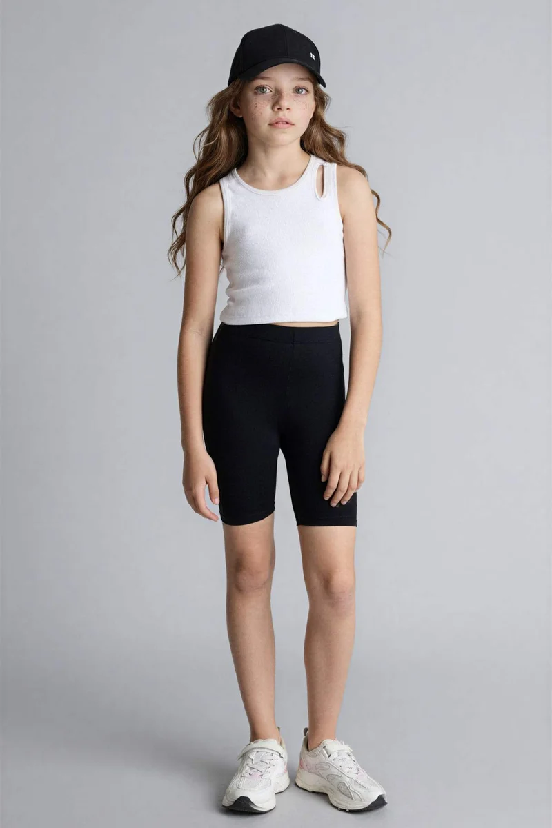 ديفاكتو Girl Biker Short Leggings