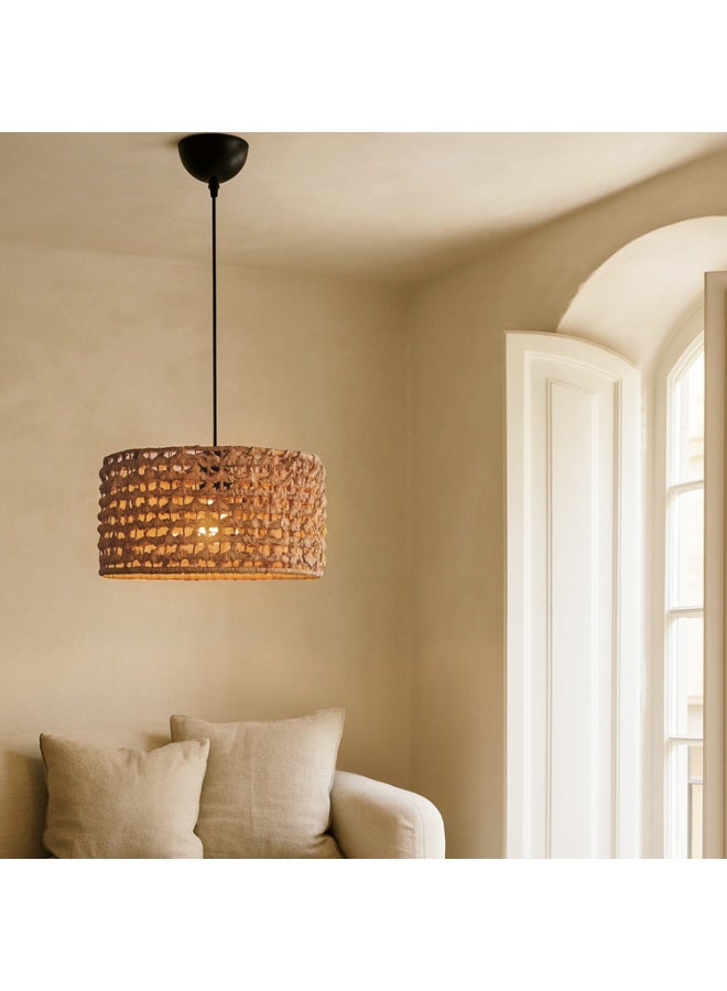 Natural Wicker Pendant Light – Warm & Earthy Atmosphere - Image 3