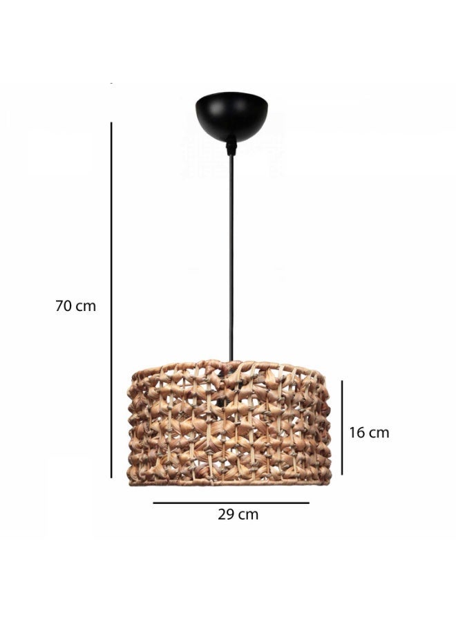 Natural Wicker Pendant Light – Warm & Earthy Atmosphere - Image 3
