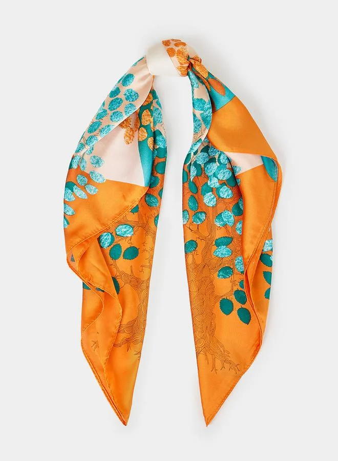 Styli Set of 2 Plain and Print Scarf
