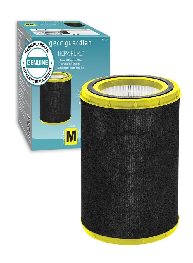 GermGuardian Filter M HEPA Pure Genuine Air Purifier Replacement Filter, Removes 99.97% of Pollutants, Wildfire Smoke, Odors, Pet Dander, Mold Spores, for Models, AC4700, AC4711 and AC4625, FLT4700 - Image 1