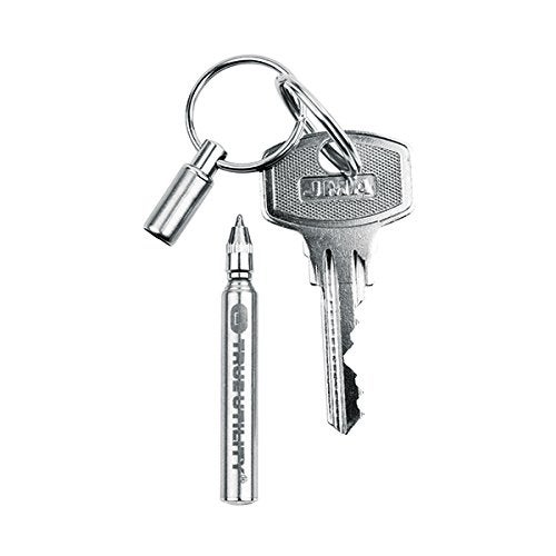 TRUE TelePen Stainless Steel Telescoping Utility Keychain Ballpoint Pen: Smallest Pocket Penwith Ink Refills, Coolest Accessories, Dad Gadget - Image 2