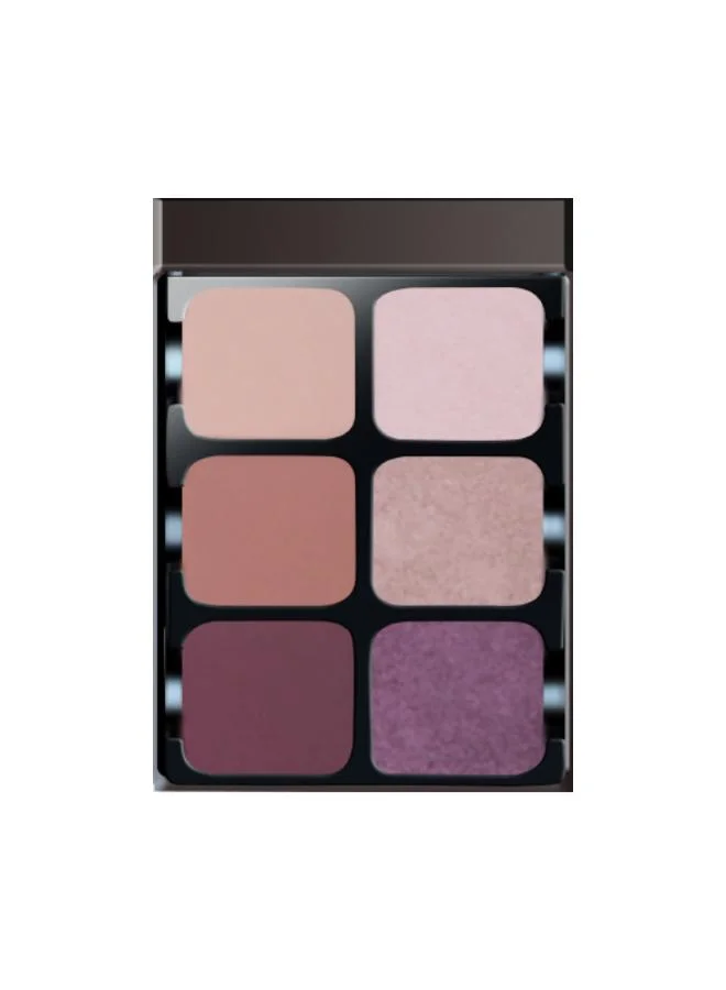 فايزارت Viseart 6 Colour Eyeshadow Palette Theory IV Amethyst