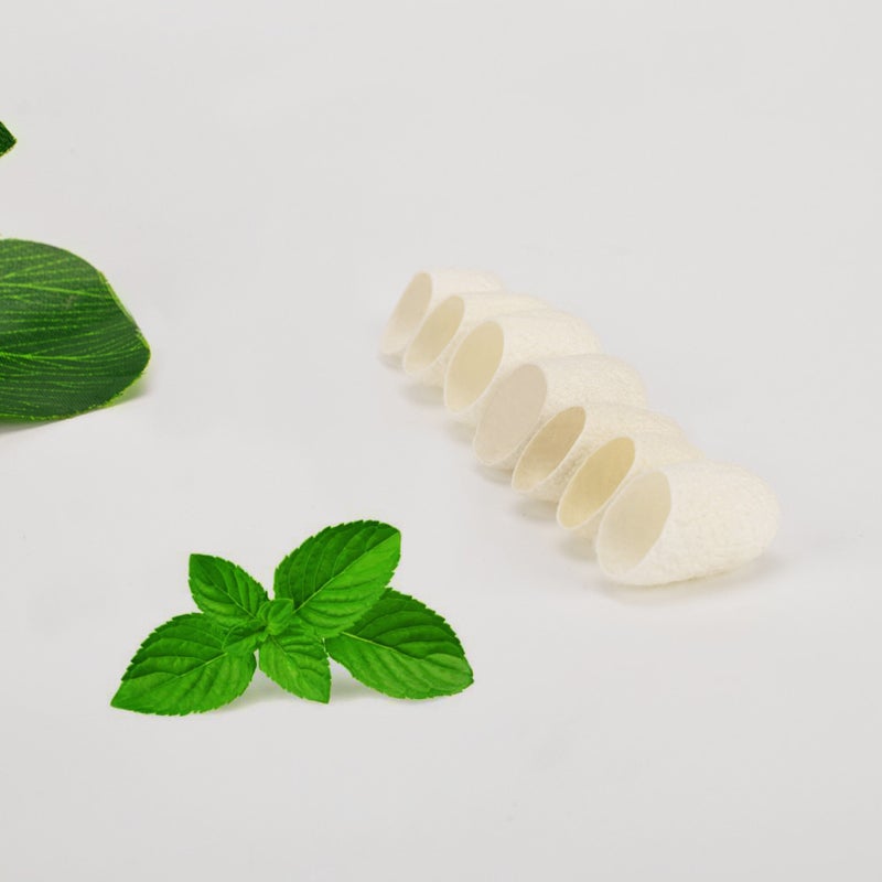 100pcs Silkworm Balls Purifying Exfoliating Scrubing Cocoons Finger Sleeves Blackhead Remover Natural Facial Skin Care - Image 5